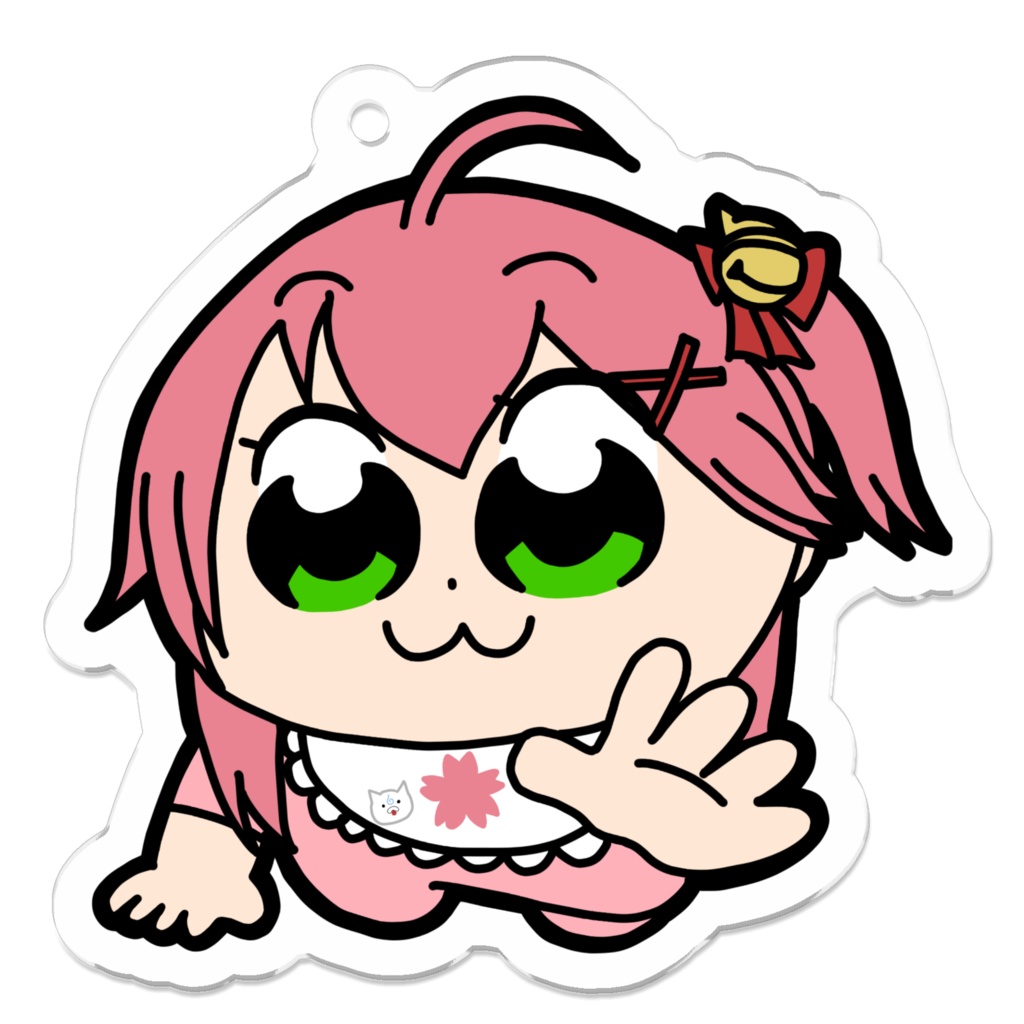 さくらみこのばぶちアクキー
