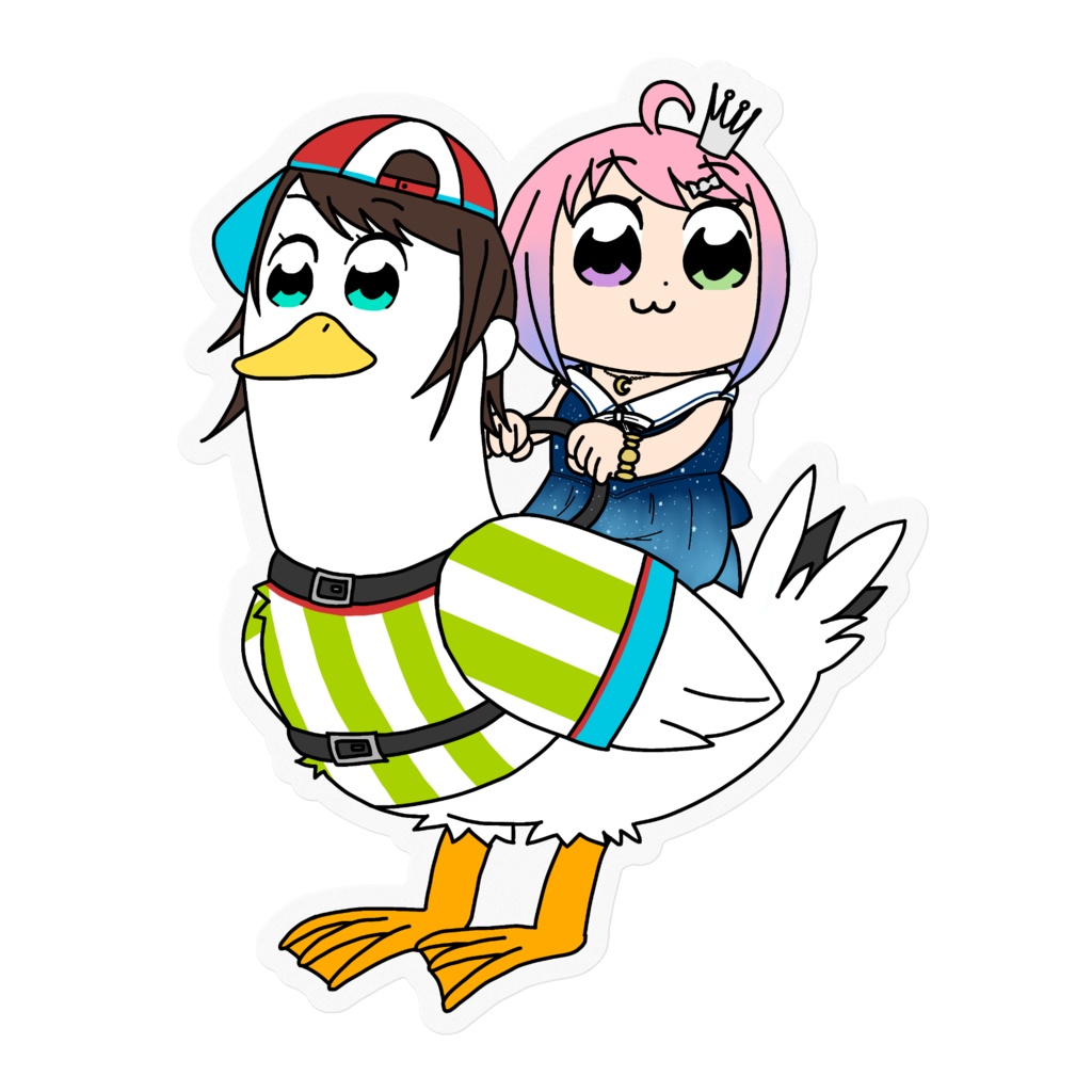 スバルーナクリアステッカー