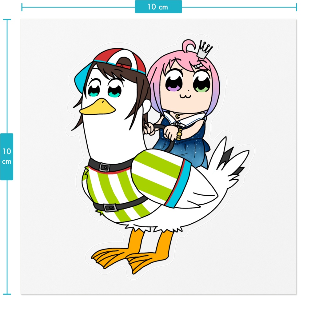 スバルーナクリアステッカー