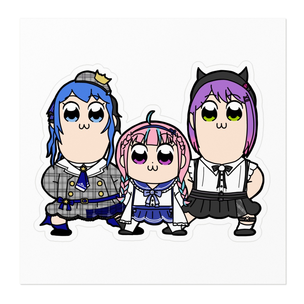 スタテン ホワイトステッカー