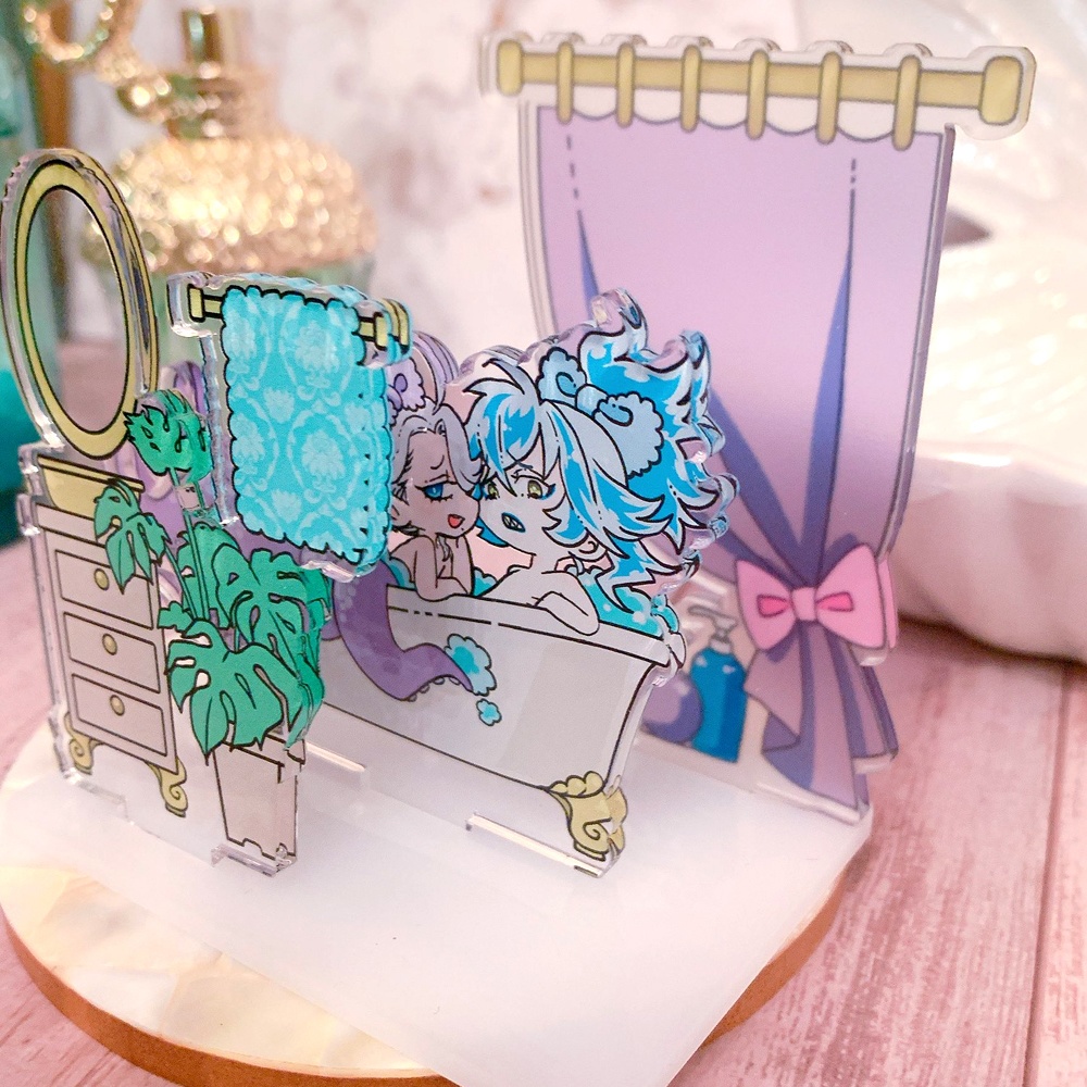 バスルームアクリルオブジェ