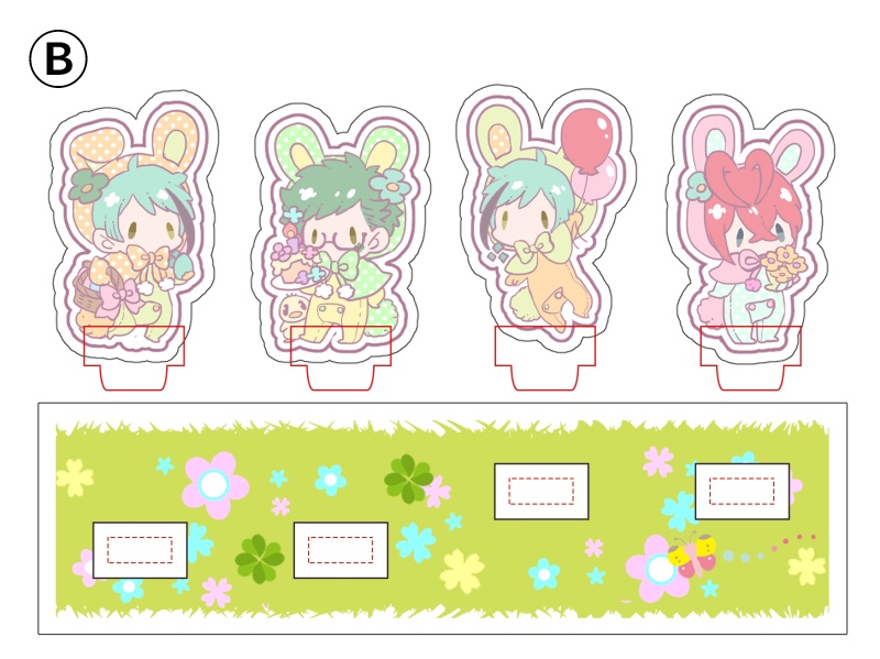 イースターバニーアクスタ