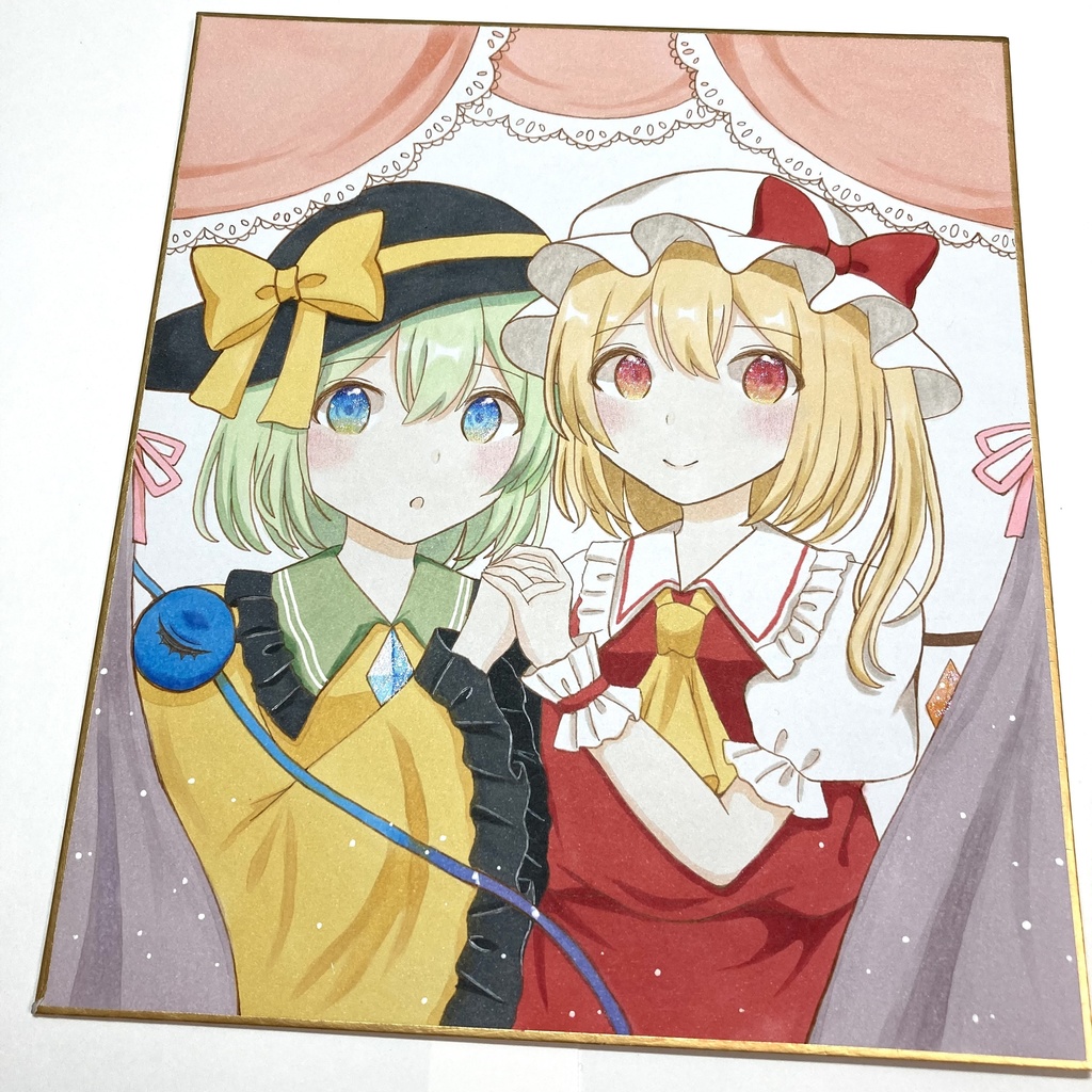 【東方】中色紙原画 こいし フラン