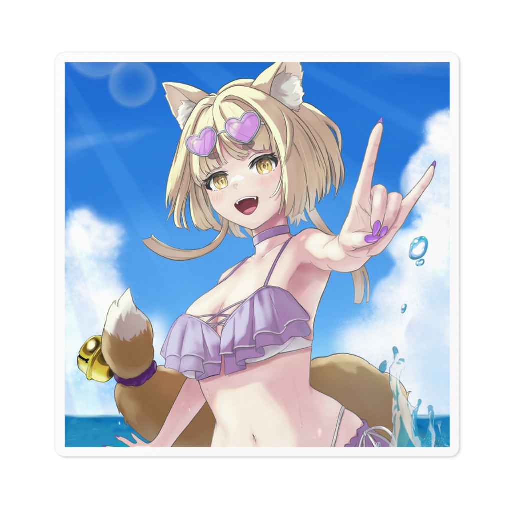 麗溟ひより 半年記念 ステッカー