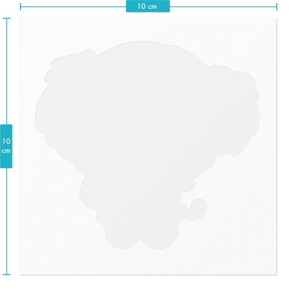 ちびまなかでびる ステッカー