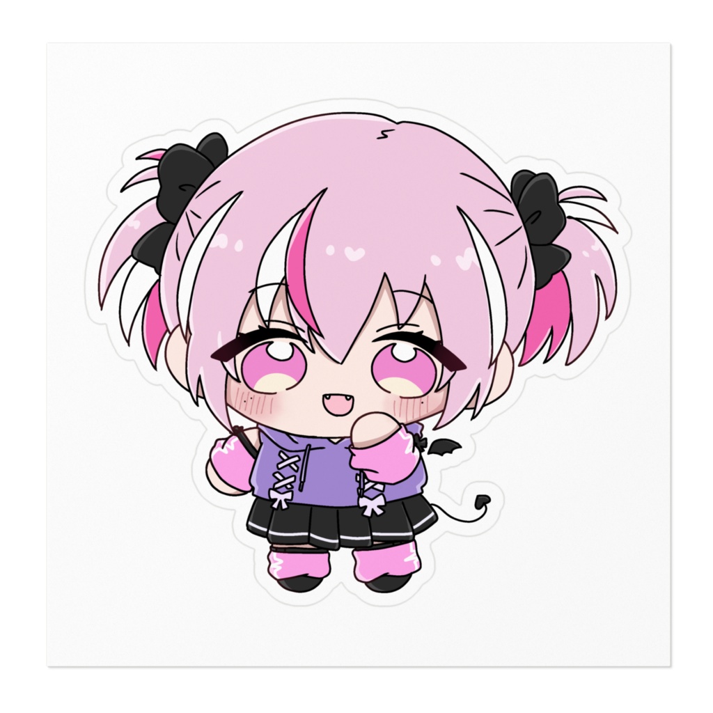 ちびまなかでびる ステッカー