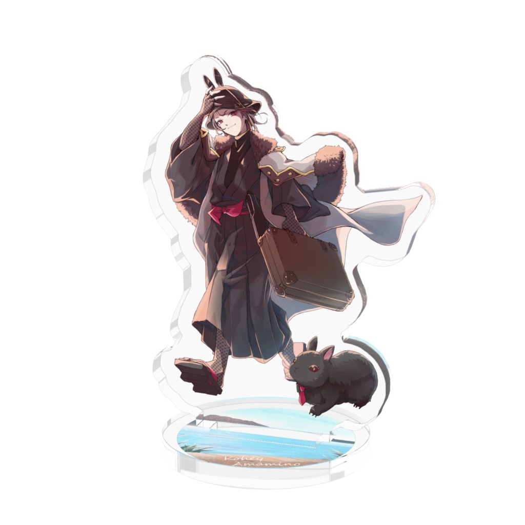 天稔紅兵～旅のお供アクリルフィギュア～　50ｘ50ｍ　小サイズ