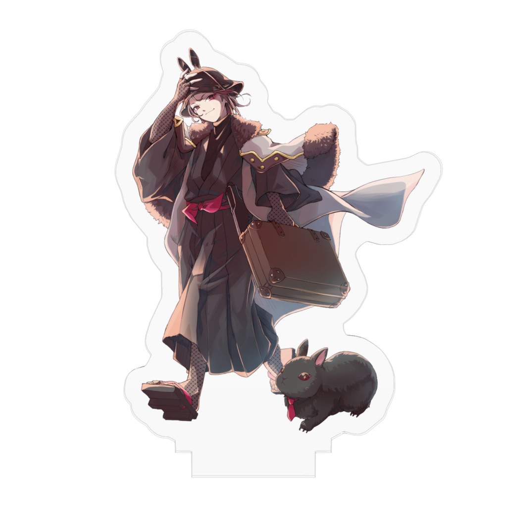 天稔紅兵~旅のお供アクリルフィギュア~ 50x50m 小サイズ