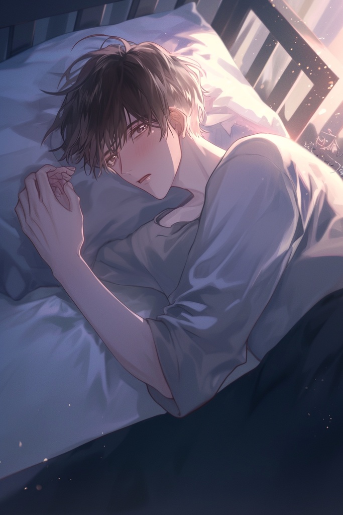 君が眠るまで、愛をほどく声（CV用BL台本／甘々囁き・吐息・1600文字）