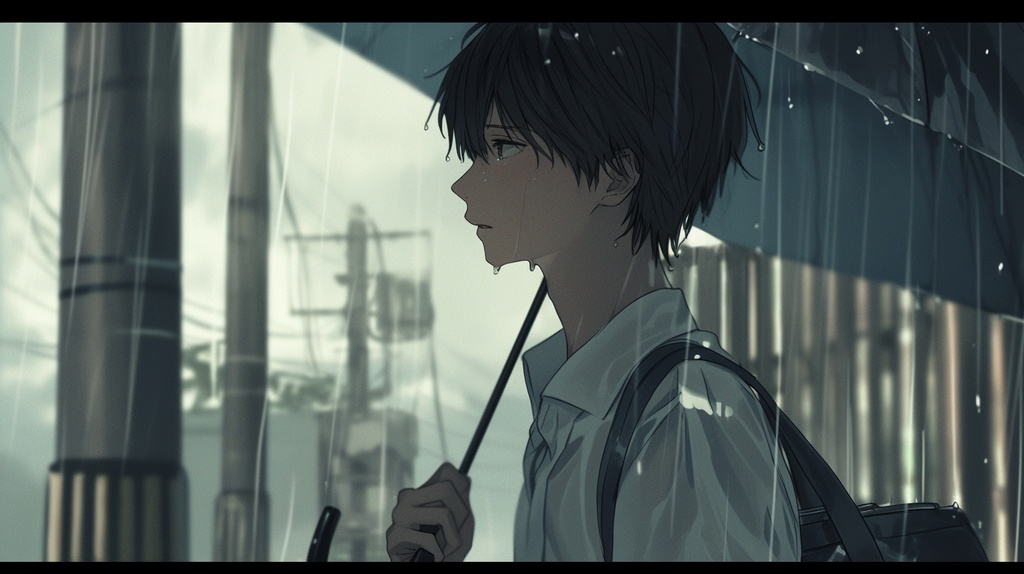「持ってなかった傘」｜雨の日に思い出す君へ。CV用台本（約580文字）