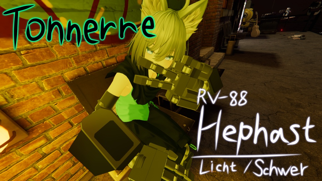 【5アバター対応】RV-88 Hephast type-Leicht/Schwer