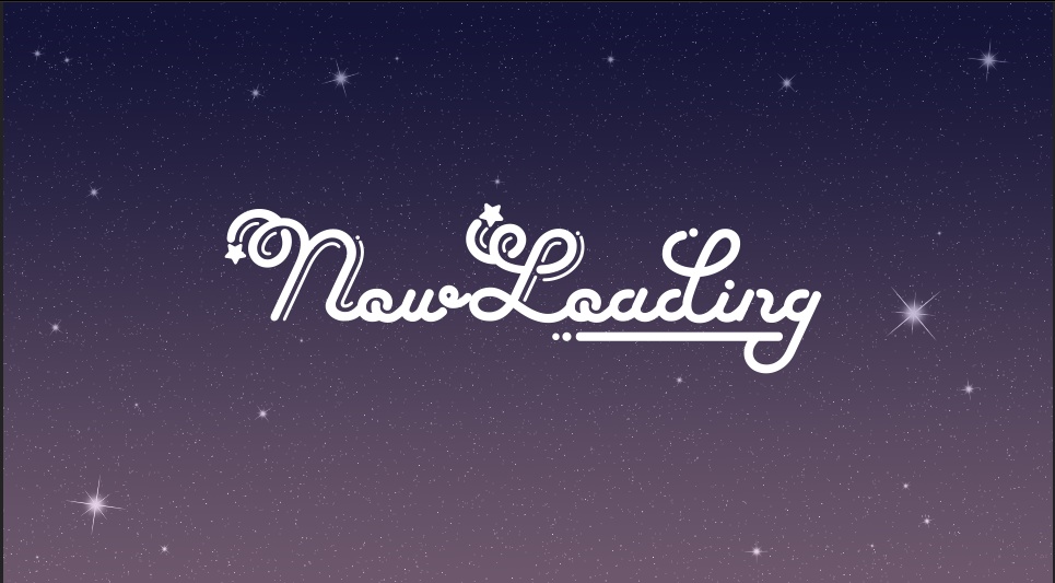 【待機画面】NowLoading_キラキラ_スター