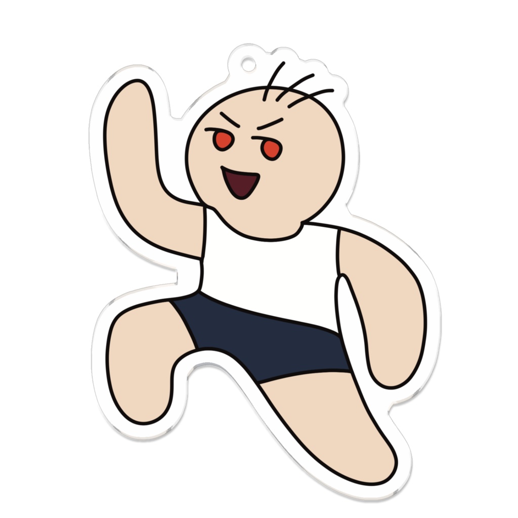 ゆるい!むじんとぅゆうじん!アクリルキーホルダー