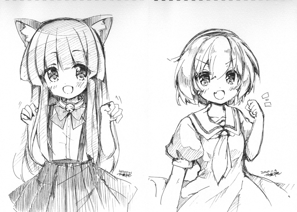 【完売御礼】エアスケブ(直筆イラスト)【ひぐらし】