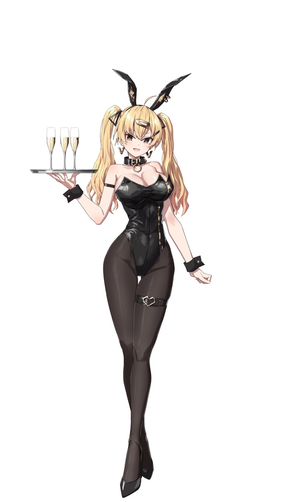 【受注キャンセル分】黒金バニーアクスタ