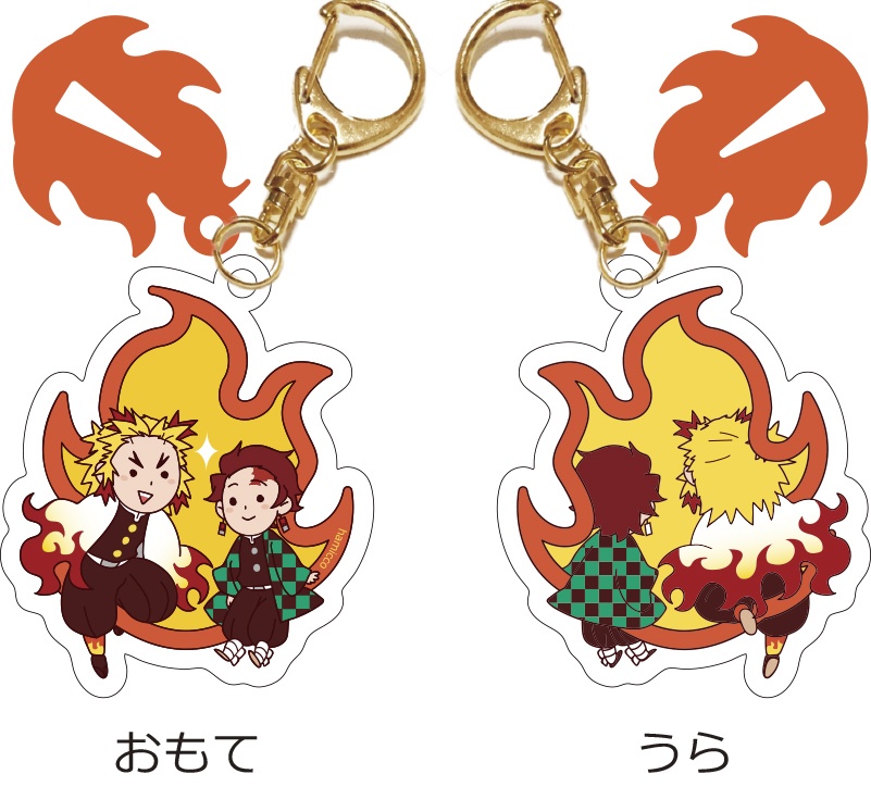 【完売】リニューアル版　ゆる煉炭アクリルキーホルダー