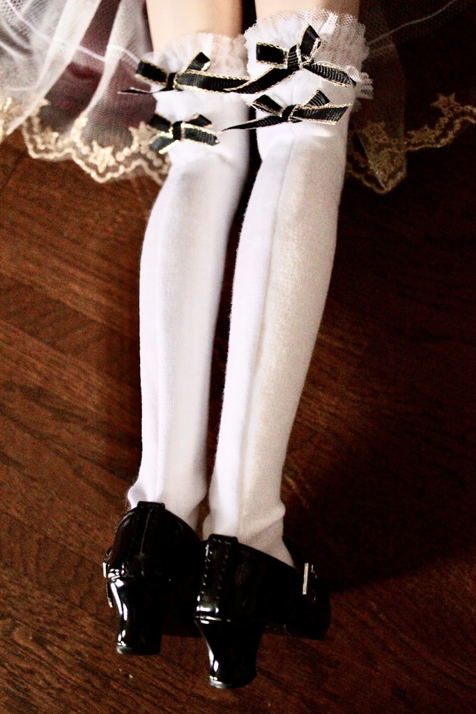 ■KUMAKOちゃん&MDDさん(40cmドール)用 ベルベットドレスセット(ボルドー