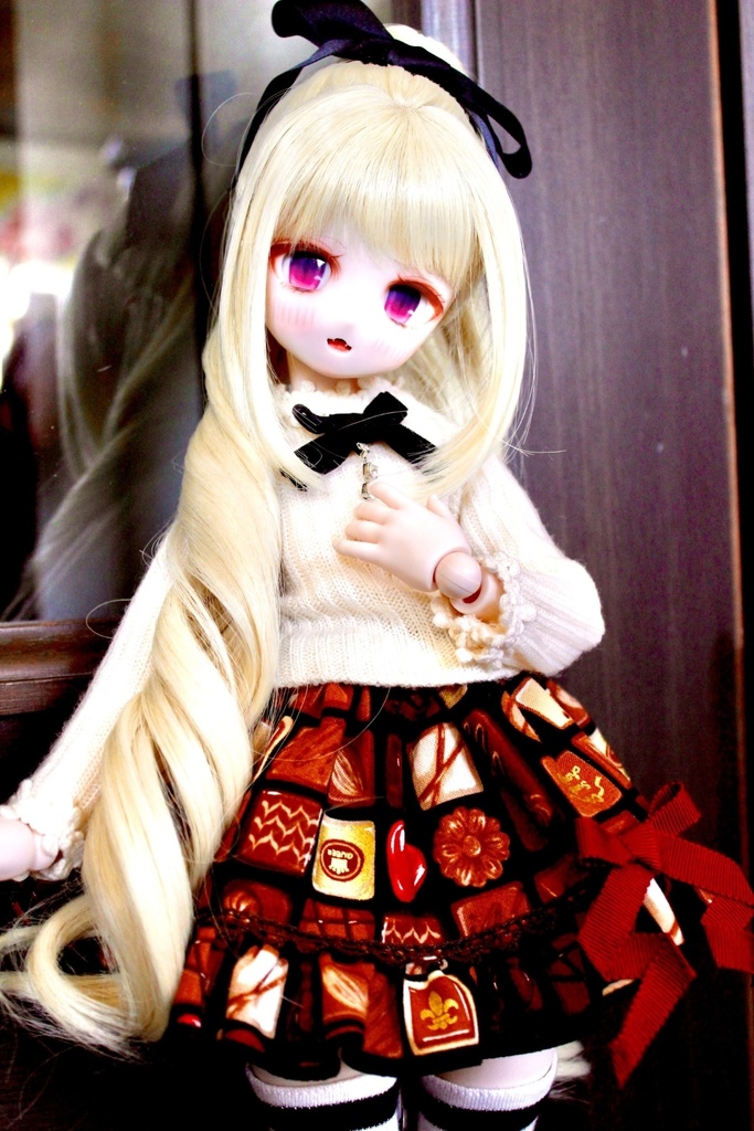 ■KUMAKOちゃん&MDDさん(40cmドール)用のチョコレートのセットアップ(黒)