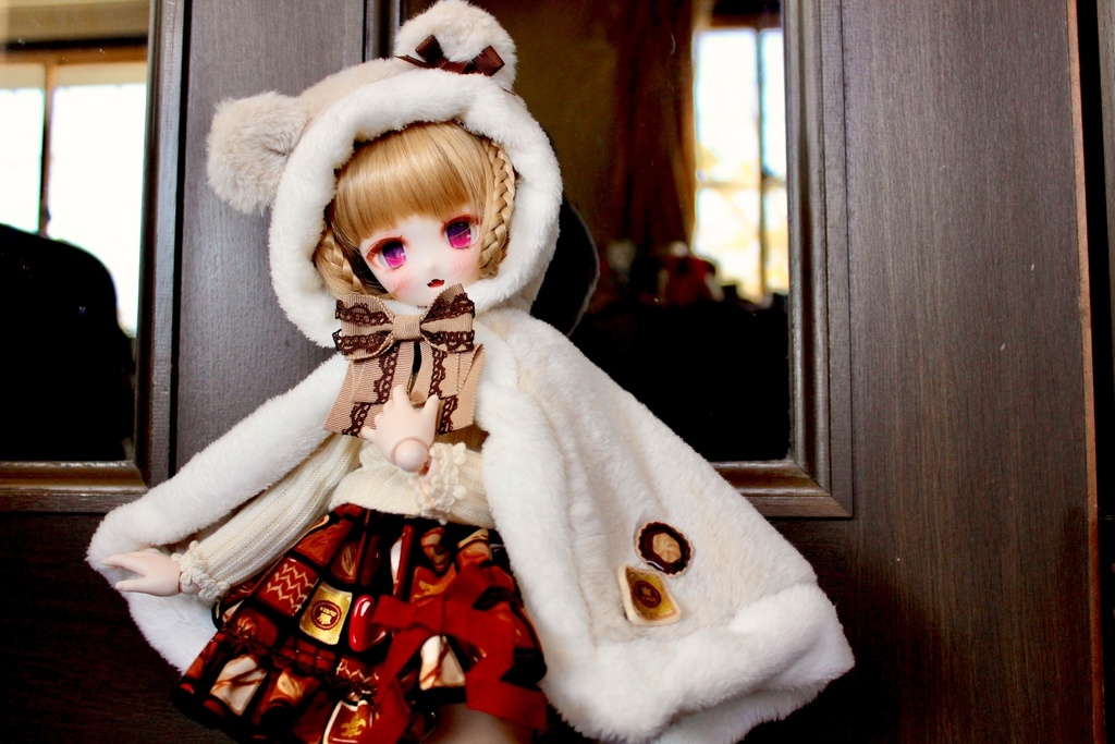 ■KUMAKOちゃん&MDDさん(40cmドール)用のチョコレートのセットアップ(黒)