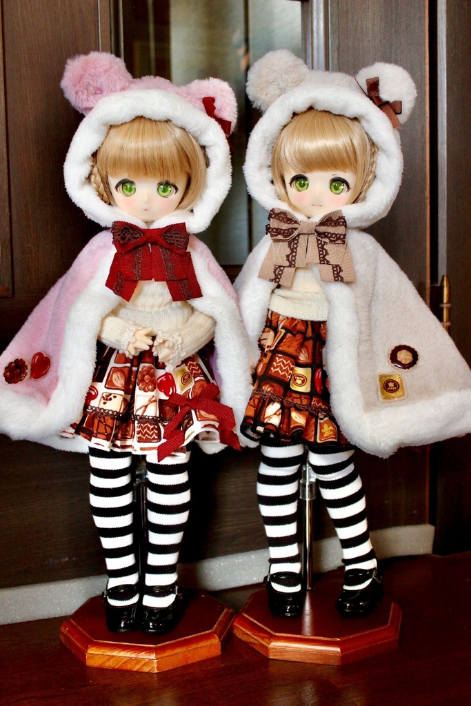 ■KUMAKOちゃん&MDDさん(40cmドール)用のチョコレートのセットアップ(黒)