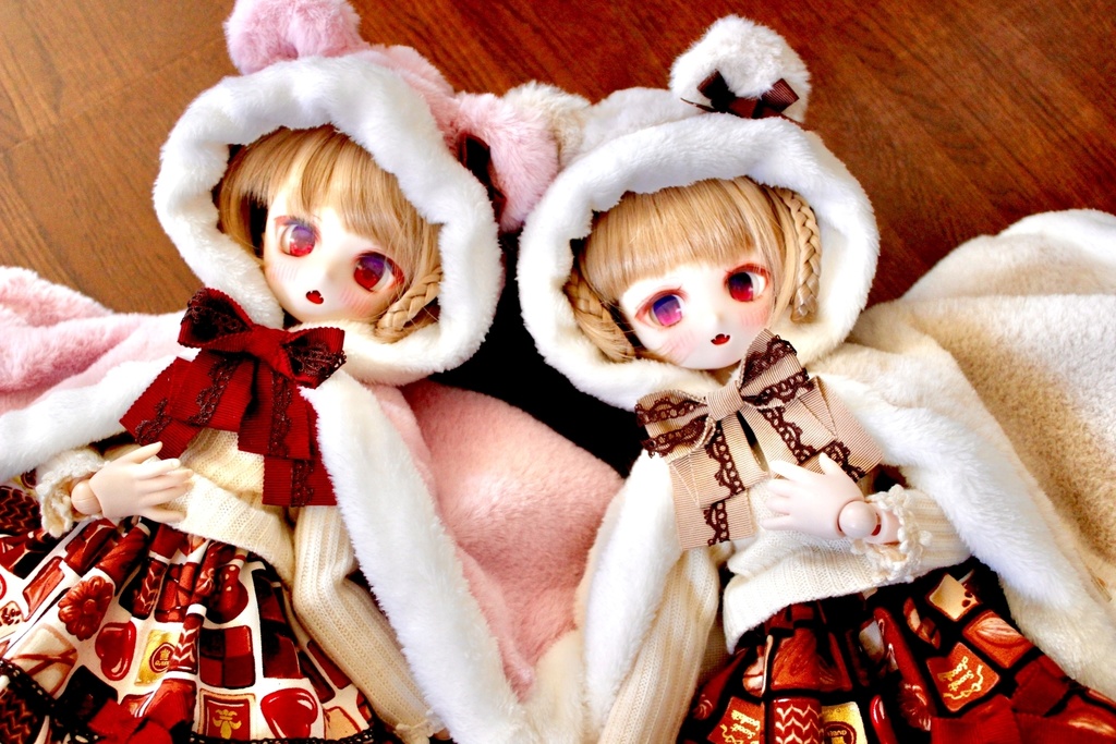 ■KUMAKOちゃん&MDDさん(40cmドール)用のチョコレートのセットアップ(黒)