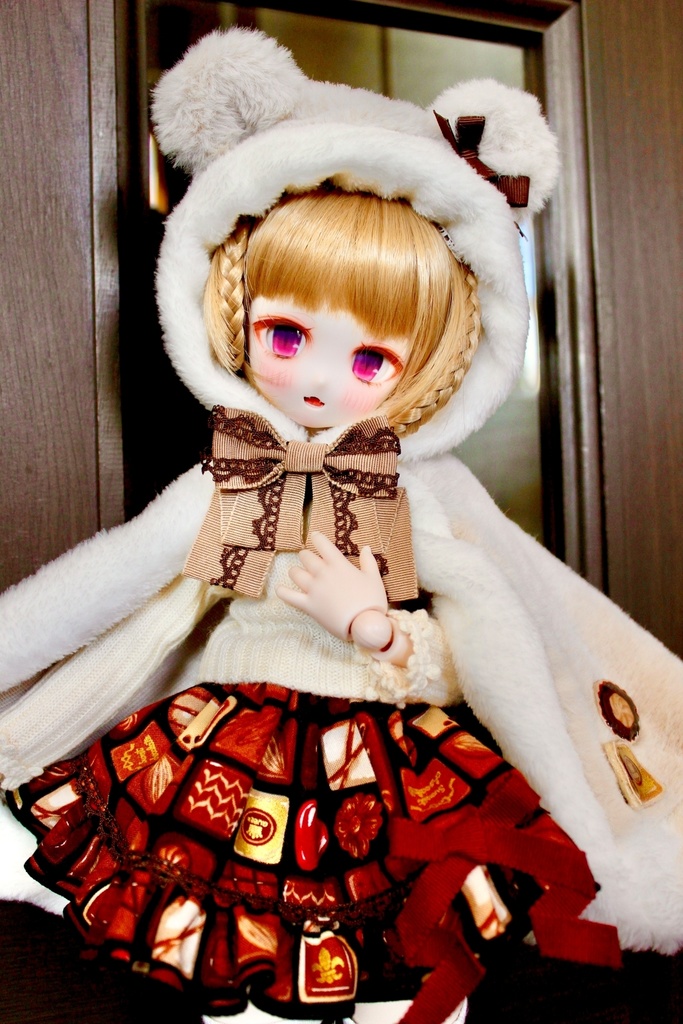 ■KUMAKOちゃん&MDDさん(40cmドール)用のチョコレートのセットアップ(黒)