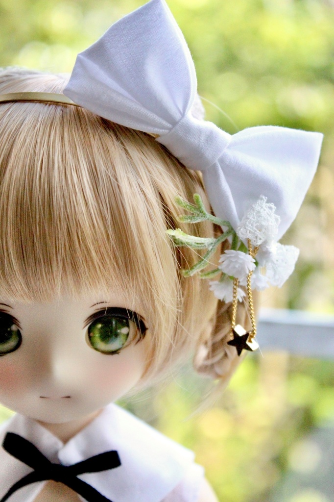 ■天空の庭のドレスセット 光の庭(ピュアホワイト) (KUMAKOちゃんサイズ、MDDさん互換性あり)