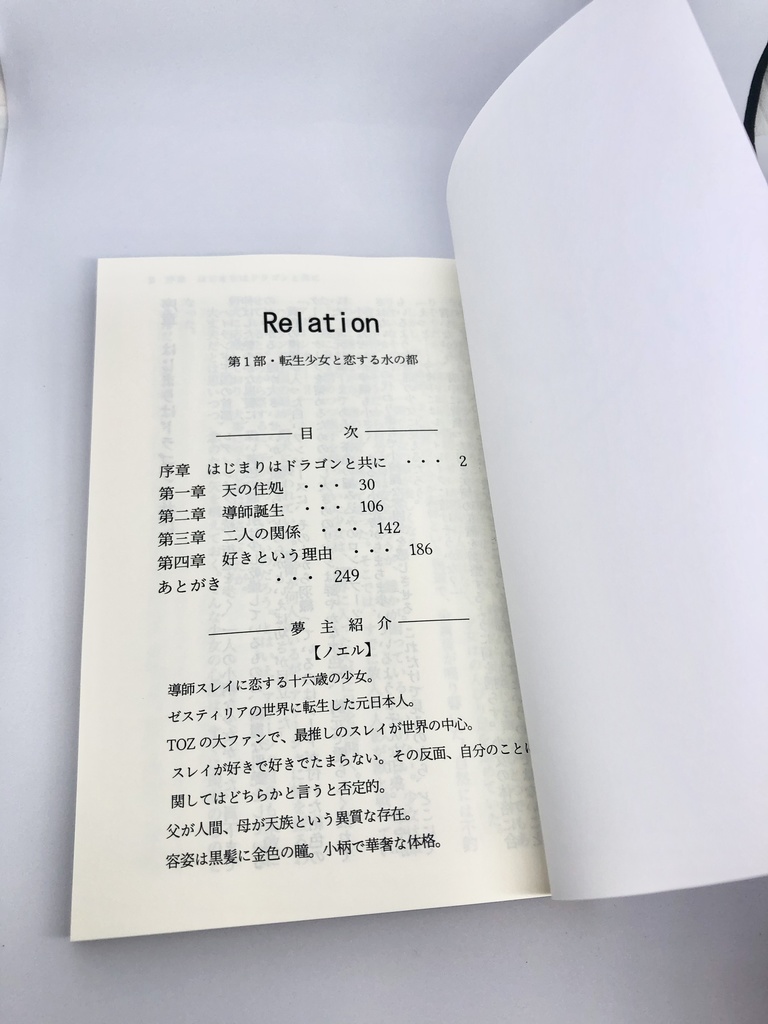 Relation 第一部・転生少女と恋する水の都