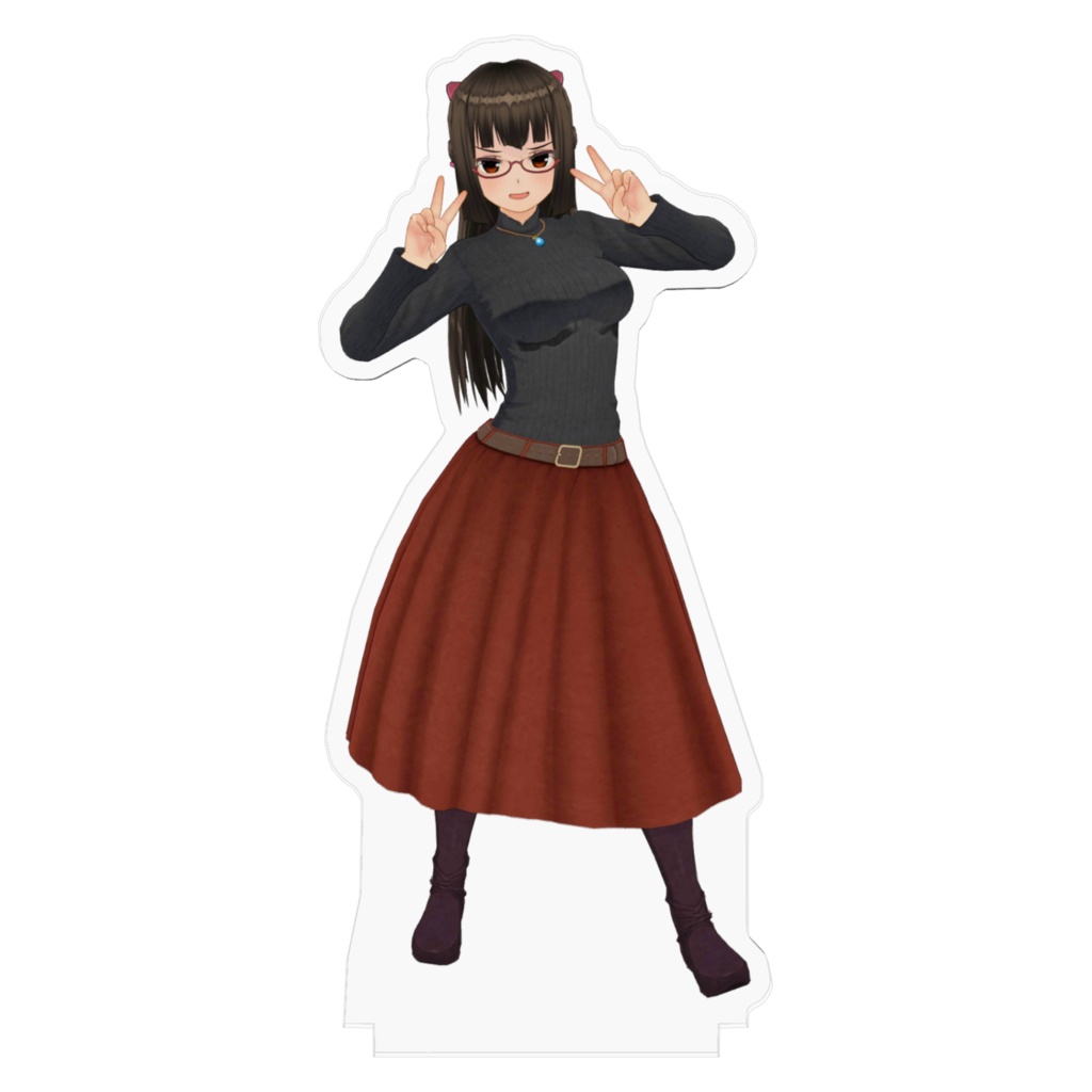 ドヤ顔アクリルフィギュア(霧峰カスミ)