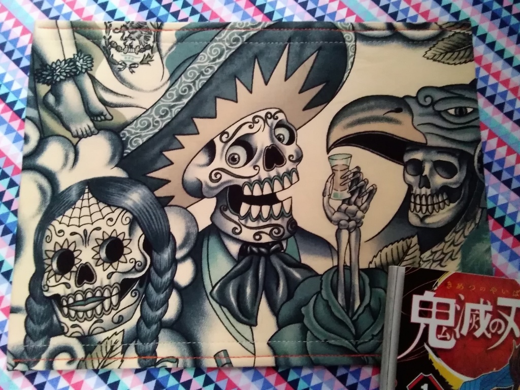 ブックカバー 少年コミックサイズ 【スカル テキーラ】