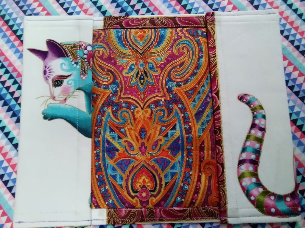 ブックカバー 新書サイズ 【ネコ】