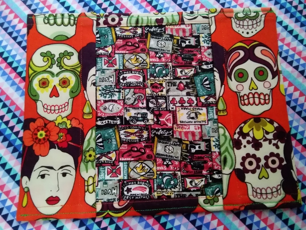 ブックカバー 新書サイズ 【スカル OR】