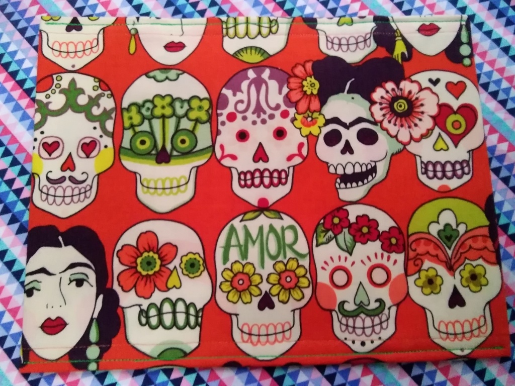 ブックカバー 新書サイズ 【スカル OR】