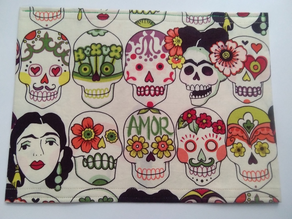 ブックカバー　コミックサイズ　【スカル　W】