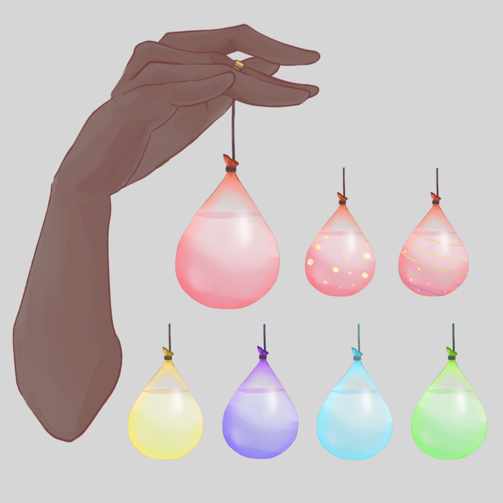 L2D小物-水風船 みずふうせん (water balloon)無料版あり