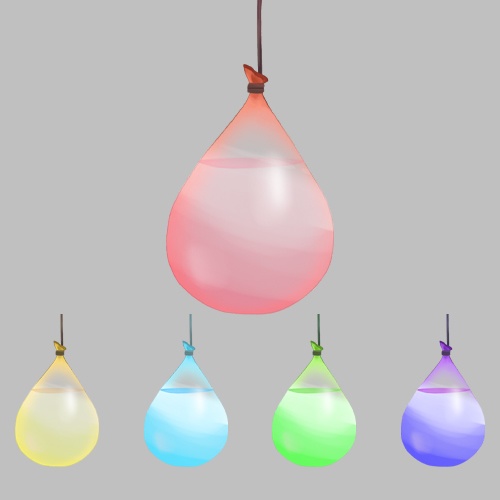 L2D小物-水風船 みずふうせん (water balloon)無料版あり
