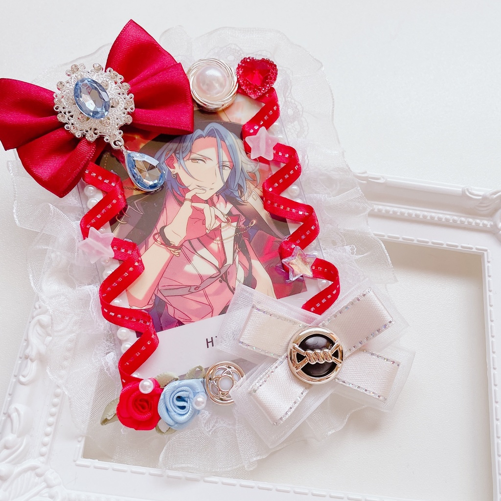 硬質ケース デコ ハンドメイド B8