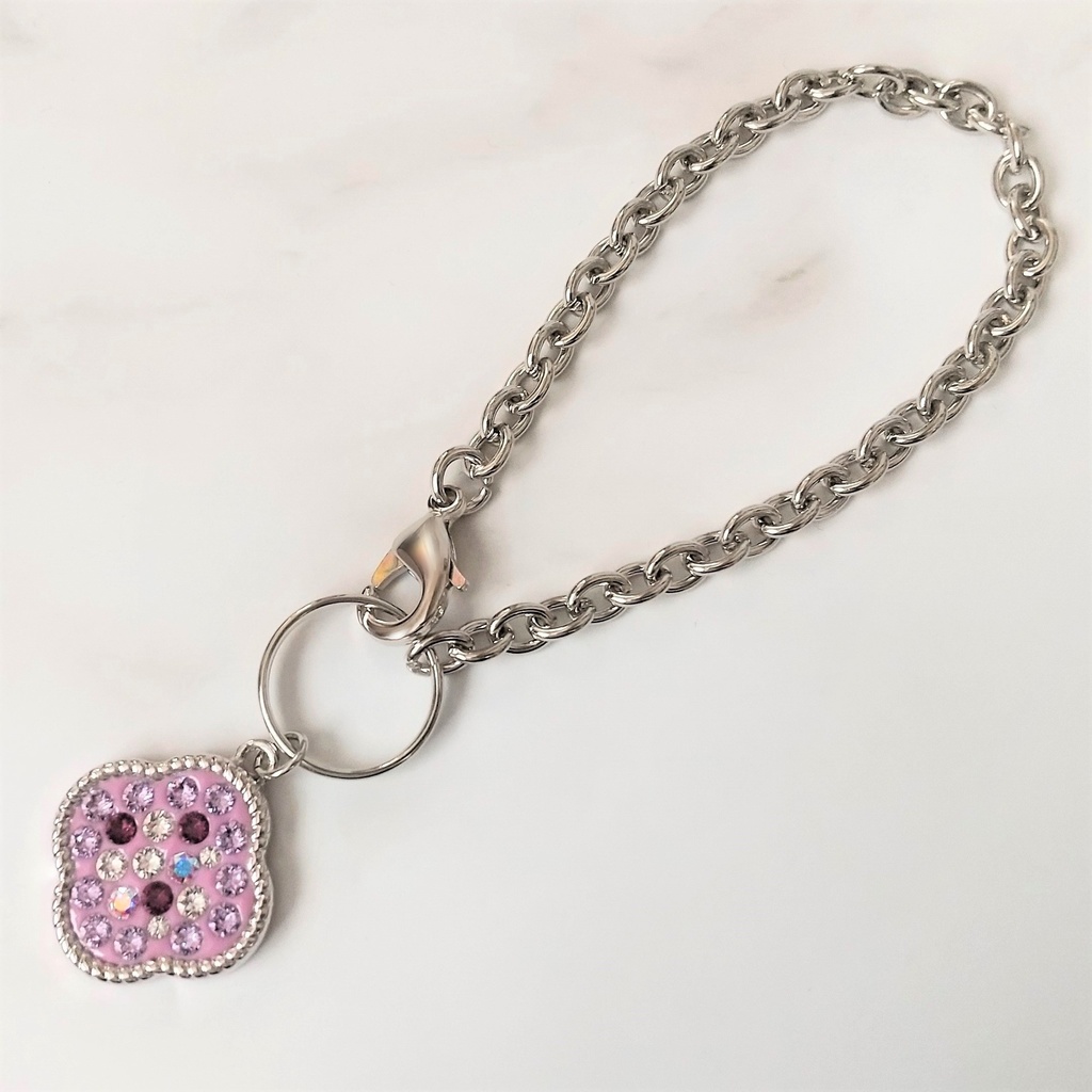 花のバッグチャーム