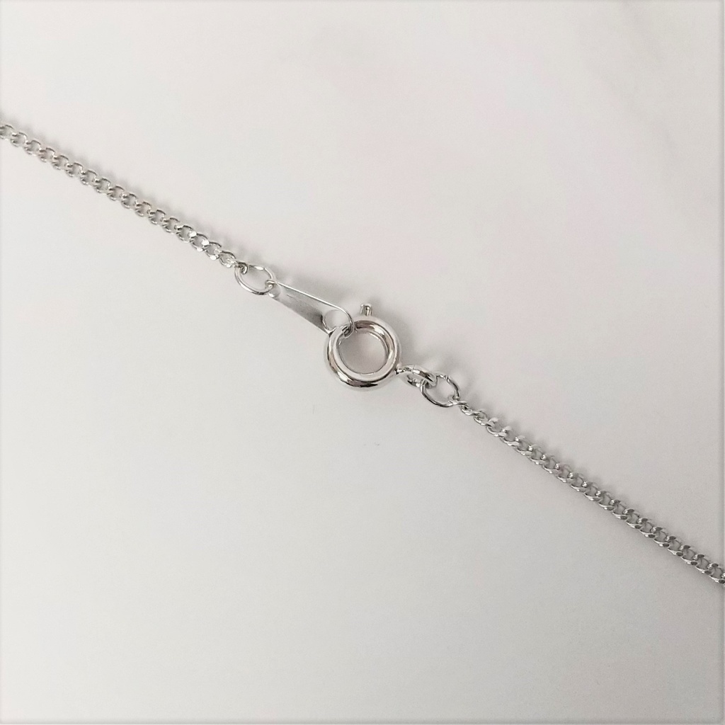 コットンパールとスワロフスキークリスタルのネックレス