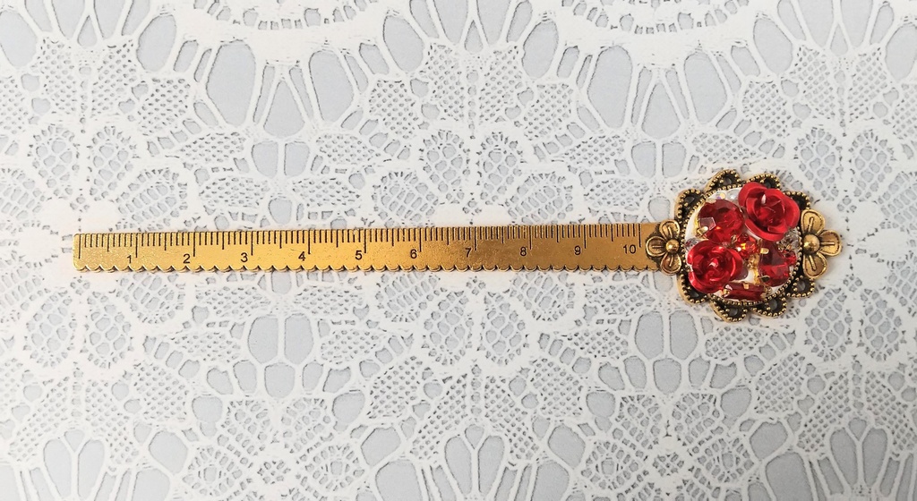 薔薇の定規(赤)