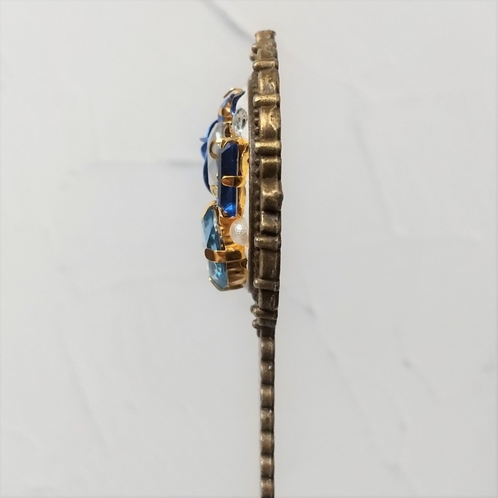 薔薇の定規(青)