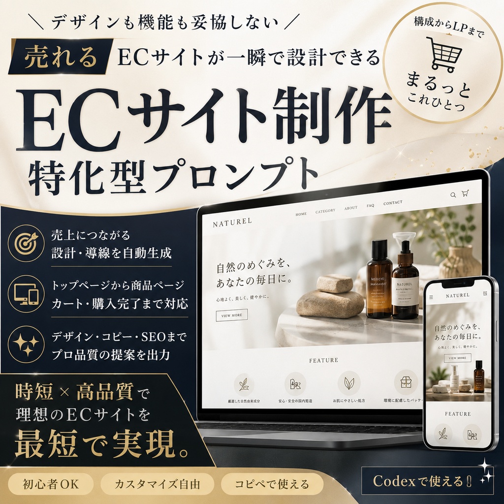 ECサイト制作特化型プロンプト