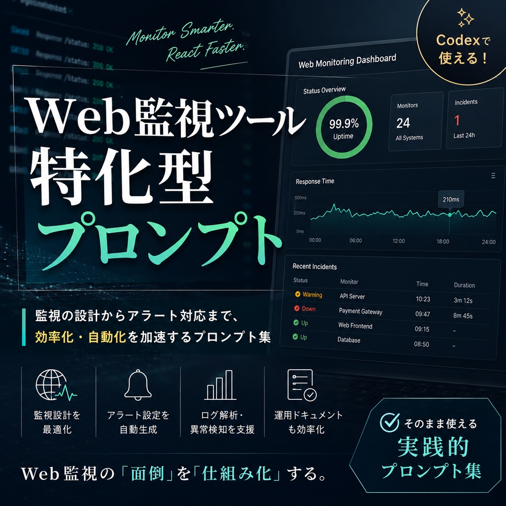 Web監視ツール特化型プロンプト