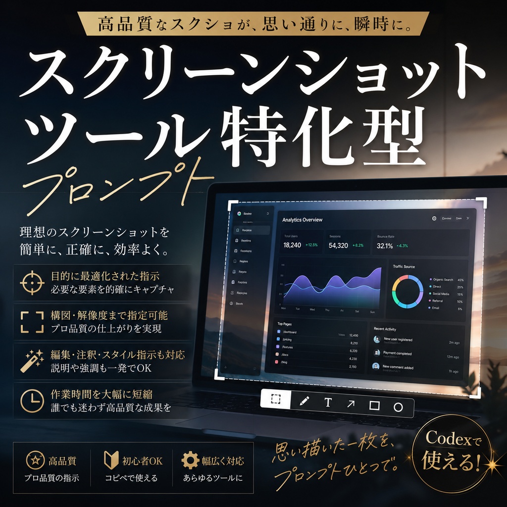 スクリーンショットツール特化型プロンプト