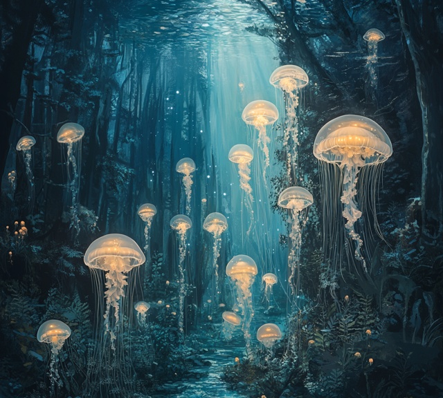 夢の中の世界-風景イラスト集（全6枚）