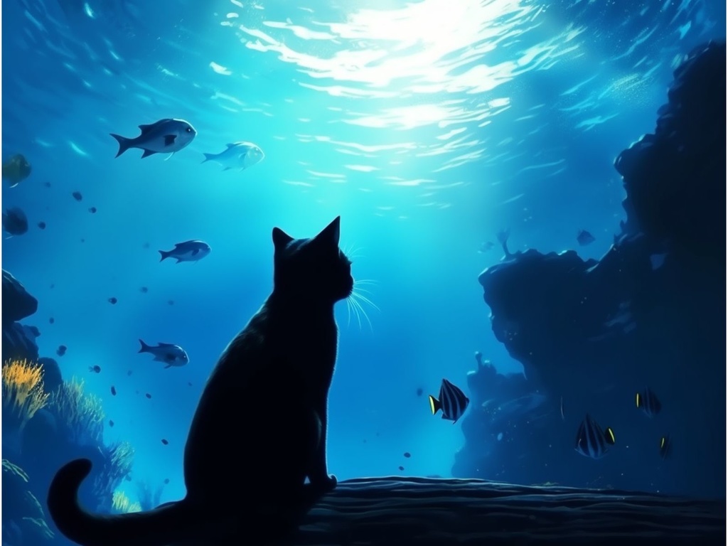 🐾猫のいる幻想風景 - Illust Pack（全10枚）