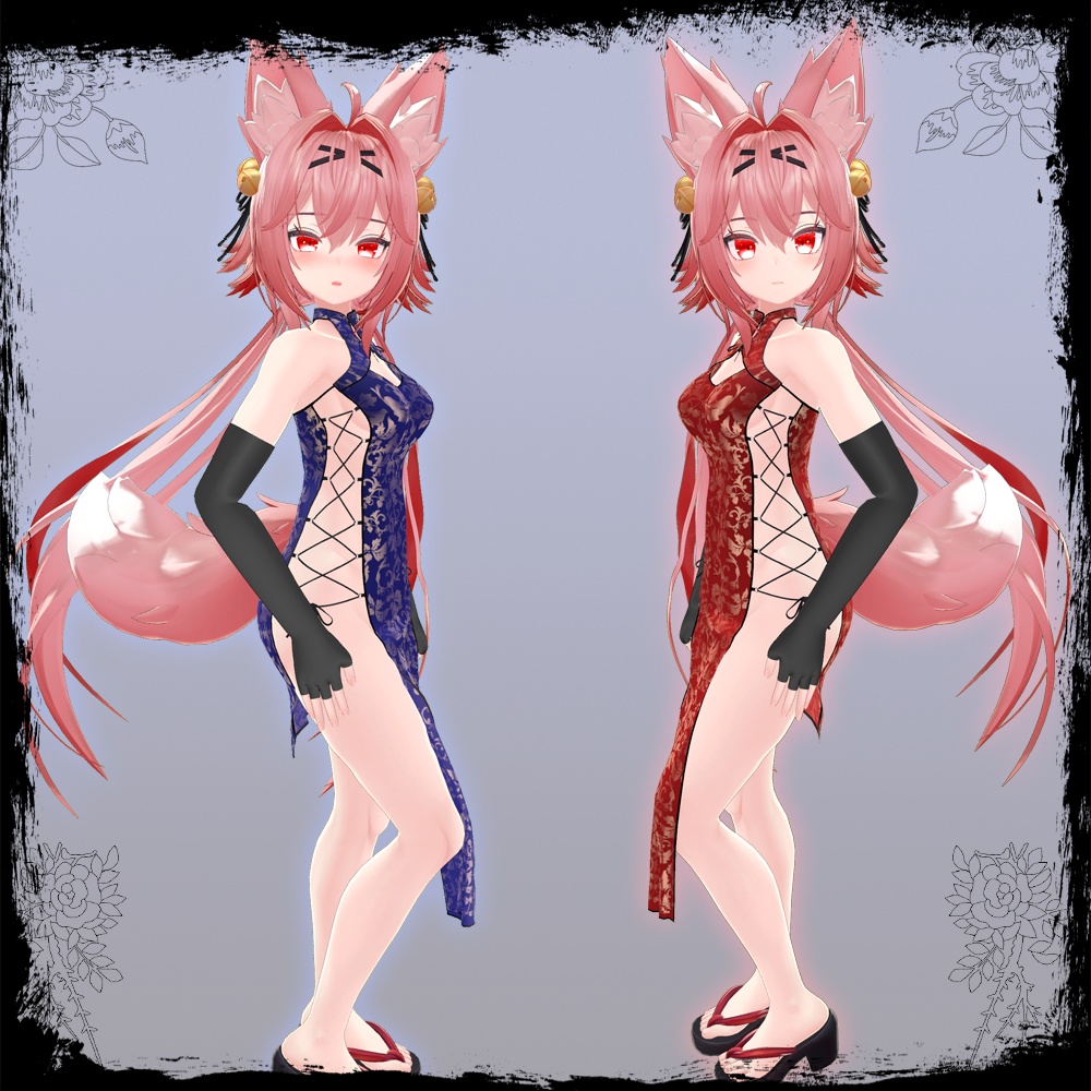 【竜胆ちゃん対応】チャイナドレス ChinaDress