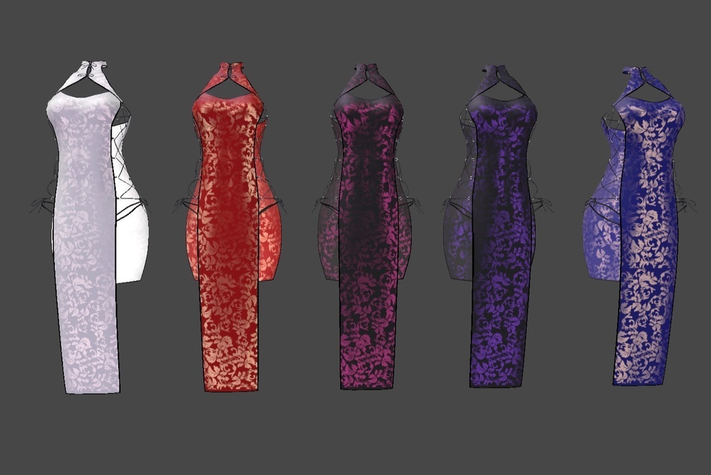 【竜胆ちゃん対応】チャイナドレス ChinaDress