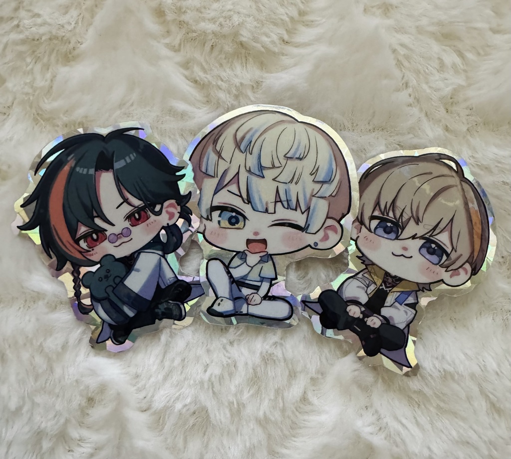 にじそ11　ステッカー3枚セット