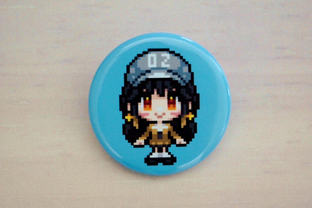 『ドット絵キャラクター』ランダム缶バッジ